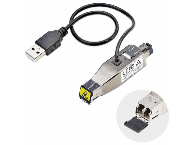StarTech Gigabit Fiber to RJ45 Ethernet Media Converter Dongle, TAA Compliant