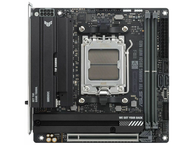 Asus TUF B850I WIFI NEO Gaming Desktop Motherboard - AMD B850 Chipset - Socket AM5 - Mini ITX - Ryzen 7, Ryzen 9 Processor Supported - Gigabit...