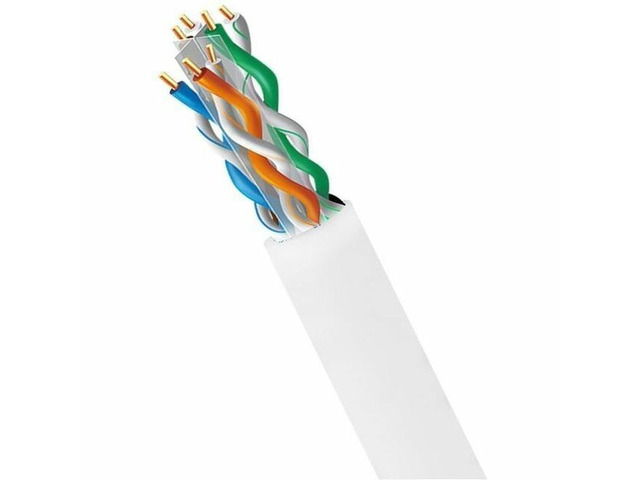 4XEM Cat 6 1000ft 305 m Riser Bulk Cable White 4XCAT61000RWH