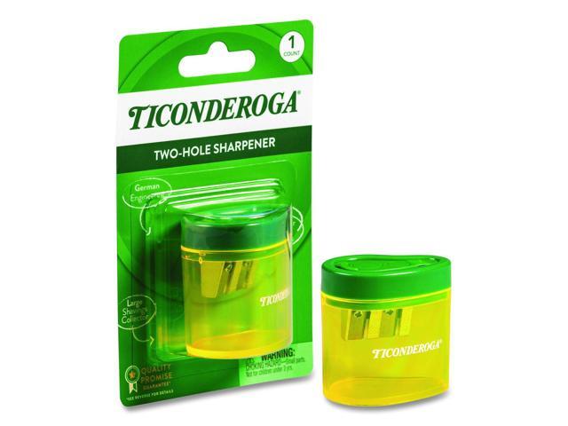 Two Hole Pencil Sharpener 2 x 2 x 1.25 Green/Yellow X392010001