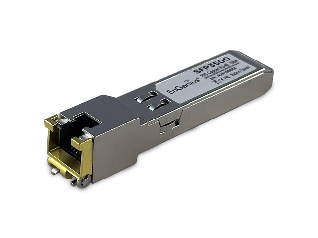 ENGENIUS SFP3510 IS A VERSATILE 10G FIBER-TO-COPPER TRANSCEIVER THAT CONVERTS OP