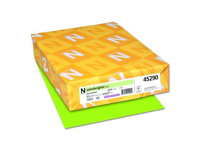 20lb Color Paper 20 lb Bond Weight 8.5 x 11 Terra Green 500/Ream 45290