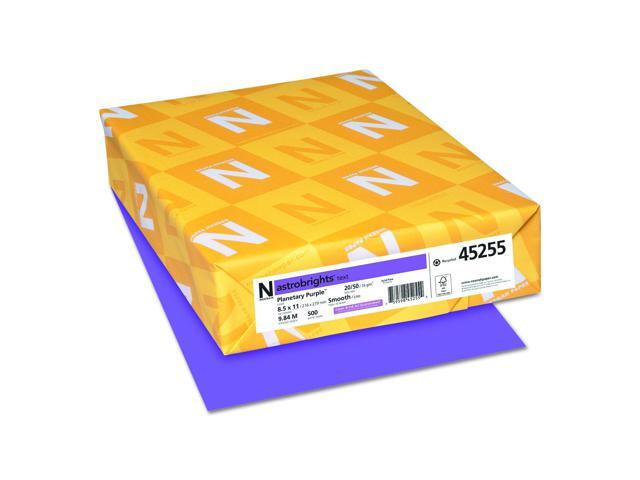 20lb Color Paper 20 lb Bond Weight 8.5 x 11 Planetary Purple 500/Ream 45255