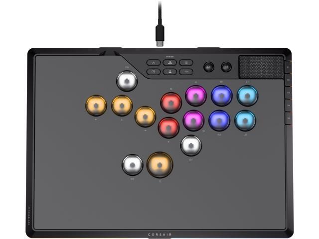 CORSAIR NOVABLADE PRO WIRELESS HALL EFFECT LEVERLESS CONTROLLER, BACKLIT RGB LED