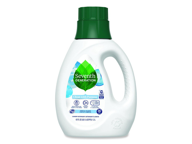 Natural Liquid Laundry Detergent Fragrance-Free 45 oz Bottle 6/Carton 10732913450661