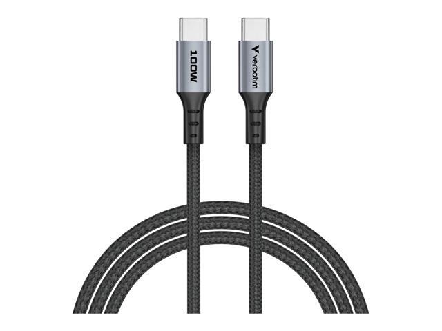 VERBATIM SYNC & CHARGE USB C TO USB C 100W 120 CM
