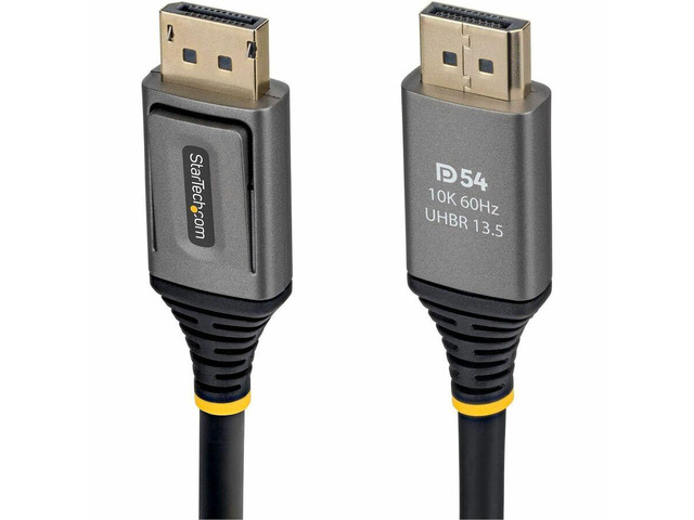 StarTech 1m DisplayPort 2.1 Cable VESA Certified DP54 DisplayPort Cable 8K 60Hz 8K 144Hz/4K 240Hz w/DSC 1.2a DP 2.1 Monitor Cord