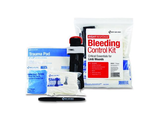 Critical Essentials Bleeding Control Kit for Limb Wounds 8 Pieces Plastic Bag 91512
