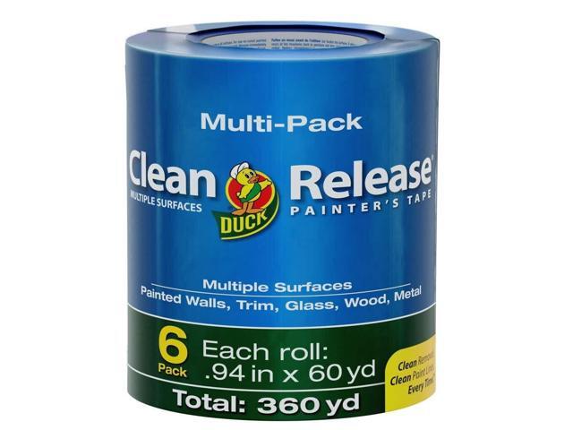 Clean Release Painter's Tape, 3' Core, 0.94' X 60 Yds, Blue, 6/pack