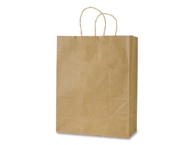 Get Reddi Paper Bags Pulse Size 60# Basis Weight Twisted Rope Handles 8 x 4.5 x 10.25 Brown 250/Carton KRFTW8410