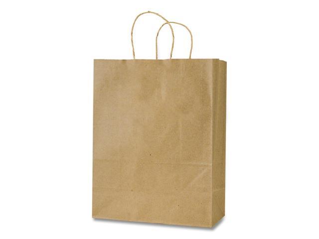 Get Reddi Paper Bags Pixie Size 60# Basis Weight Twisted Rope Handles 10' x 5' x 13' Brown 250/Carton KRFTW10513