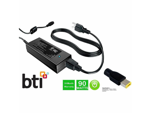 BTI 4X20V24707-BTI 19V 90W AC ADAPTER LENOVO THINKCENTRE M70q 11DT M70q 11DU M70q 11DV M70q Gen 2 11N0 M70q Gen 2 11N4 M75q Gen 2 11JJ 4X20V24707BTI