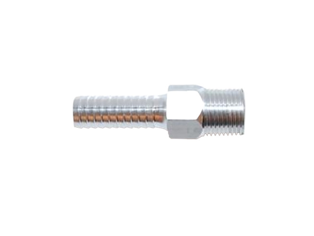 Attwood Universal Aluminum Fuel Hose Fitting - 3/8' NPT x 3/8' Barb