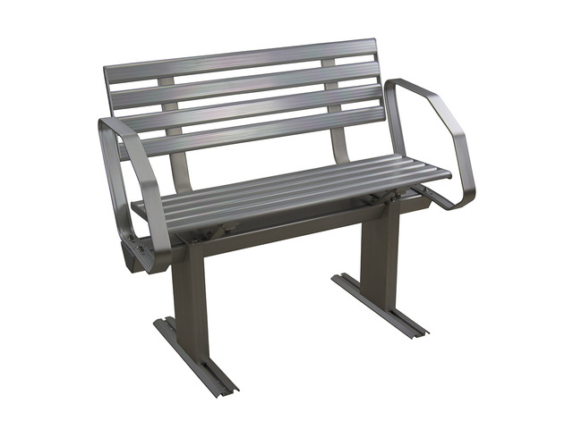 Springfield Aluminum Dock Bench w/Arms