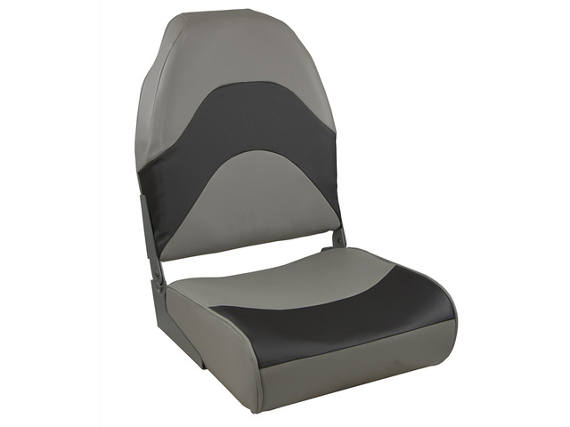 Springfield Premium Wave Folding Seat - Grey w/Meteor Stripe