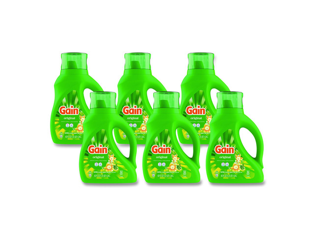 Liquid Laundry Detergent Gain Original Scent 42 oz Bottle 6/Carton 80865597