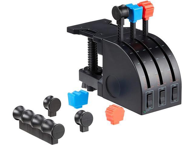 Logitech G Saitek PRO Flight Throttle Quadrant for PC - Black