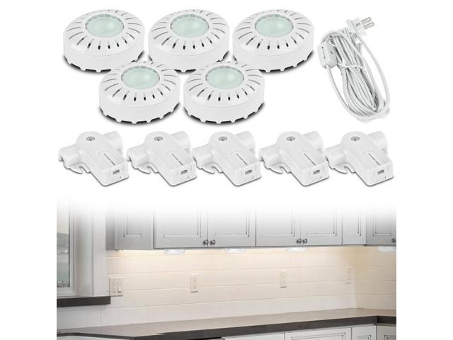 Photos - Chandelier / Lamp 5 Pack Brilliant Xeon Direct-It Under Cabinet Puck Accent Light Kit White