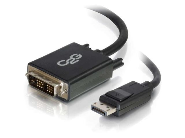 C2G DisplayPort (M) to Single Link DVI-D (M) Adapter Cable. 6 ft - Black - image 9