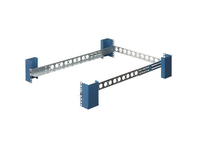RackSolutions 1U Universal Rail 31in Depth with Wirebar - 200 lbs Capacity, Compatible with Square, Round, Threaded Hole Racks, Dell, HP & Lenovo