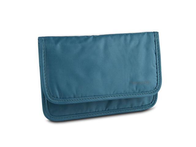 Travelon Safe ID Hack-Proof Medium Wallet with RFID Blocking, Teal