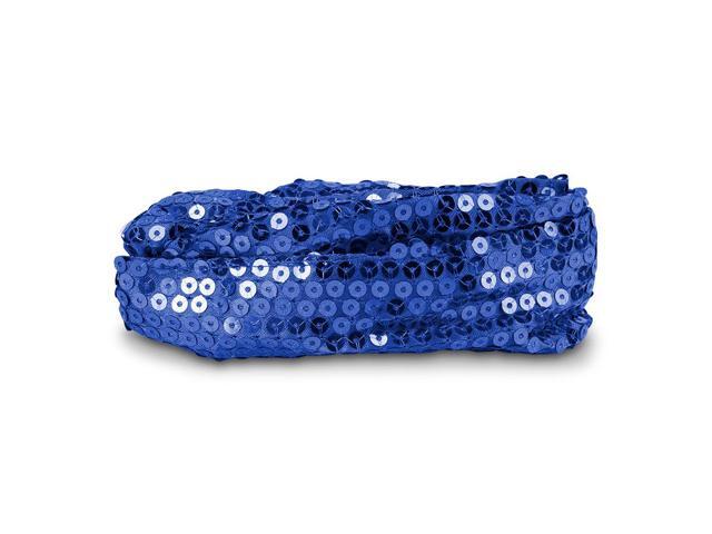 Calypso Studios Glitz Bendi Sequin Wire Headband Dance Cheer Costume Blue