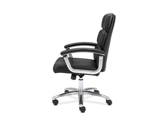 HON Company Traction High-Back Executive Chair 250lb cap. Blk Polished