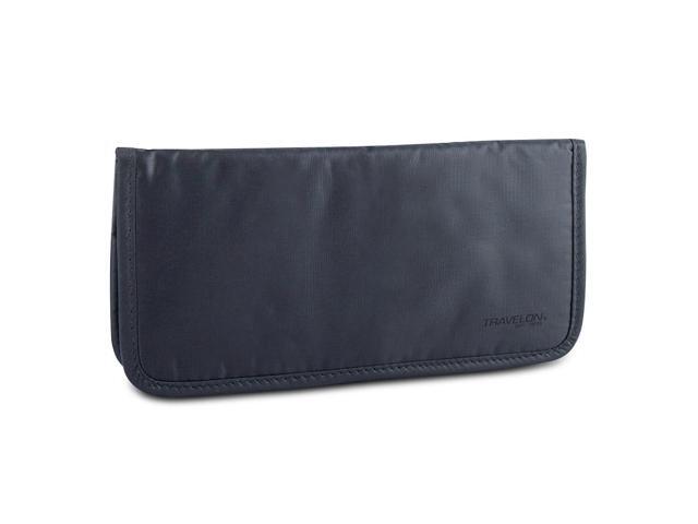 Travelon Safe ID Hack-Proof Ladies Wallet with RFID Blocking, Dark Gray