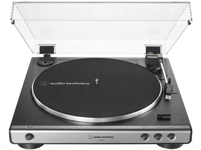 Audio-Technica - Audio Technica AT-LP60X-GM Turntable Gunmetal - Black/Gunmetal - image 7
