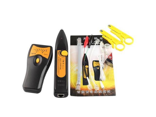 TM-8 RJ11 RJ45 Cat5 Cat6 Telephone LAN Network Cable Tester Detector Wire Tracker Tracer Toner Ethernet Line Finder