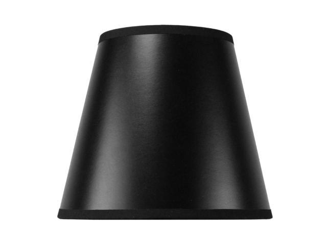 Photos - Chandelier / Lamp 5x8x7 Black CLIP ON Empire Hard Back Lampshade with Gold Lining 050807EHBP