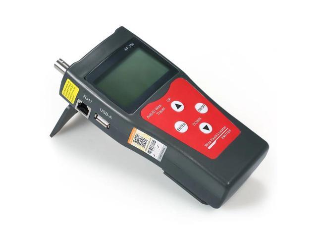 Multi-functional LCD Network Cable Tester RJ11 RJ45 Wire Length Finder with 1 Remote Adapter