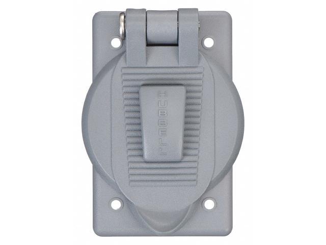 HUBBELL WIRING DEVICE-KELLEMS HBL7425WOA Weatherproof Cover, FS or FD