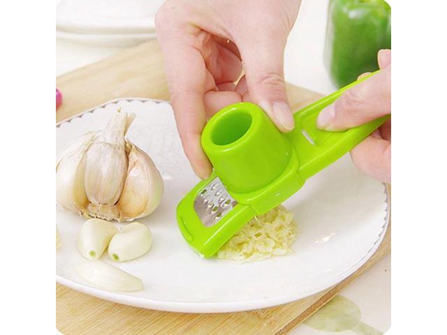 Multi-functional Ginger Garlic Grinding Grater Grinder Kitchen Gadgets Tools - Green