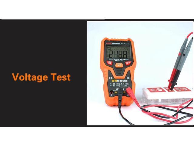 PEAKMETER PM8247S Smart AutoRange Professional Digital Multimeter Voltmeter with NCV Frequency Backlight