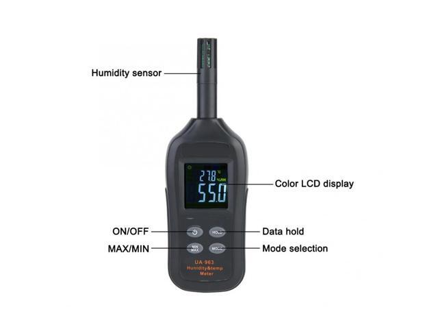 UA963 Digital Temperature Humidity Meter Thermometer Hygrometer With Dew Point Wet Bulb Temp Tester