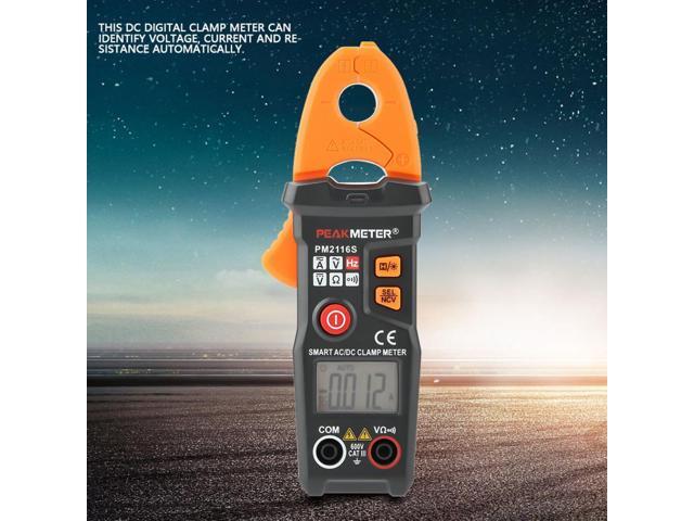 PEAKMETER PM2116S Clamp Multimeter Mini Non-contact DC/AC 10mA-100A Digital Current Meter Multimeter Measuring Tool 600V