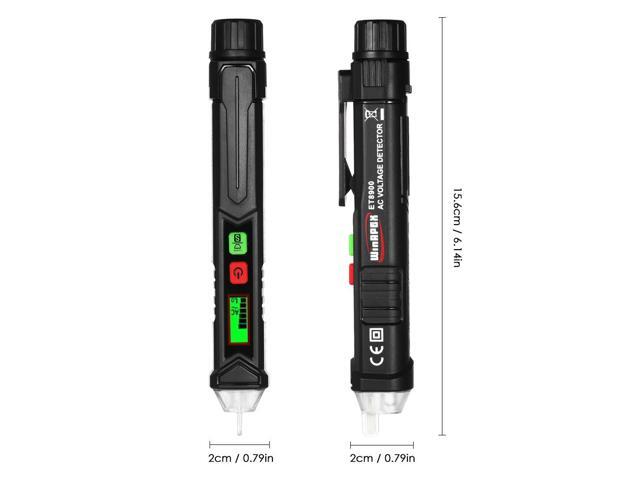 WINAPEX ET8900 Non-contact Voltage Tester Pen Signal Intensity Display Sensitivity Adjustable Auto Voltage Tester Pen Detector