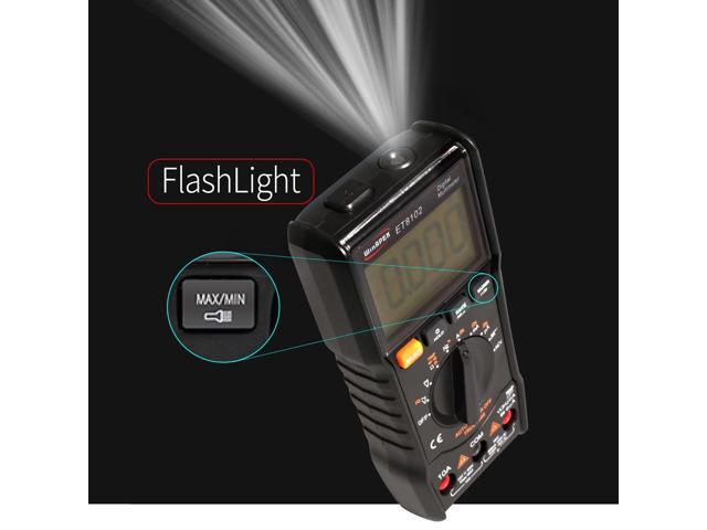 WinAPEX ET8102 Professional Digital Multimeter 6000 Counts NCV Auto Range AC/DC Voltage Meter Temperature Tester Back light