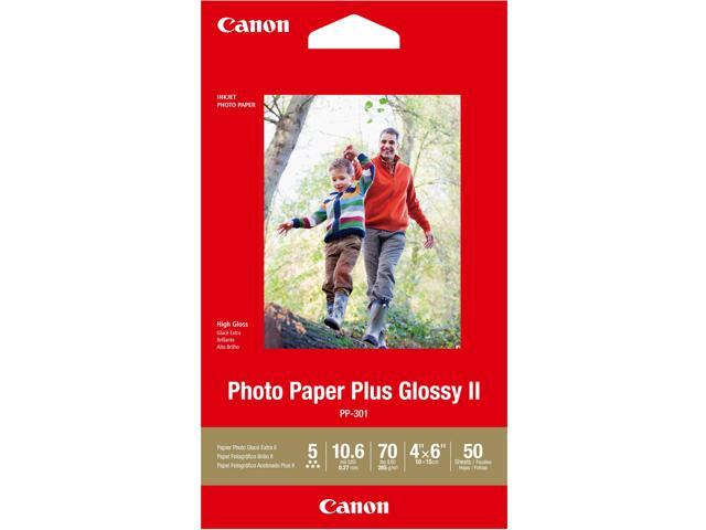 Canon Photo Paper Plus Glossy Ii, 4 X 6, Glossy White, 50/Pack 1432C005