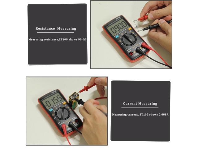 BSIDE ZT109 Professional And Practical Ture RMS Digital Multimeter 9999 Counts Backlight AC/DC Ammeter Voltmeter Ohm Meter RM109