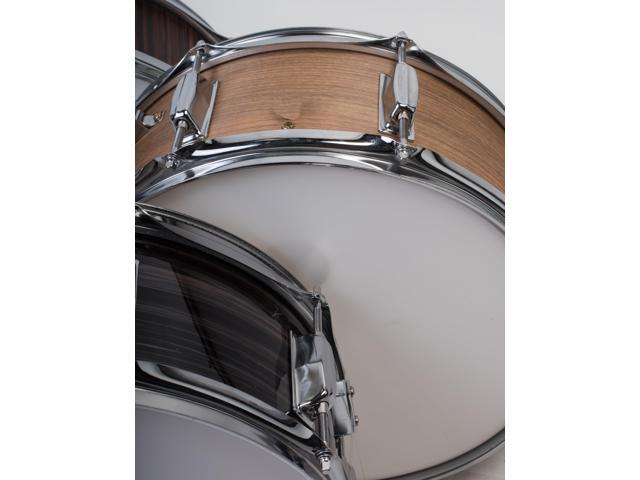 Oak Wood Snare Drum by GRIFFIN PVC on Poplar Wood Shell 14' x 5.5' Percussion Musical Instrument with Drummers Key for Students &...