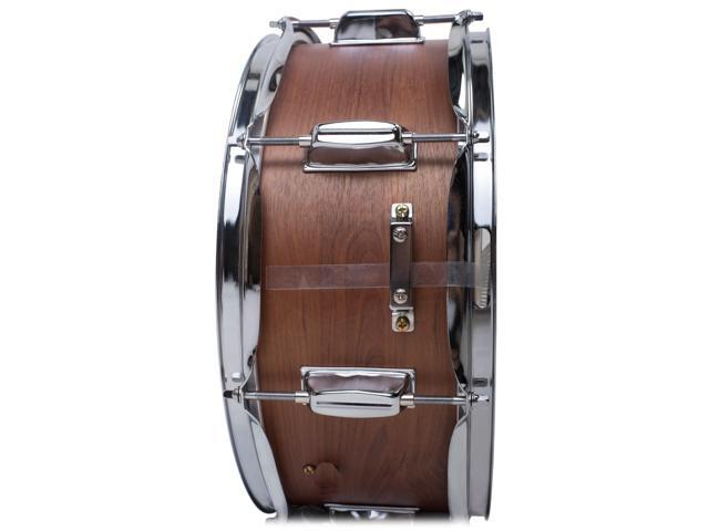 GRIFFIN Snare Drum Package with Snare Stand, 2 Pairs of Drum Sticks & Drum Key Snare Kit with Poplar Wood Shell 14' x 5.5' with Flat Hickory PVC...