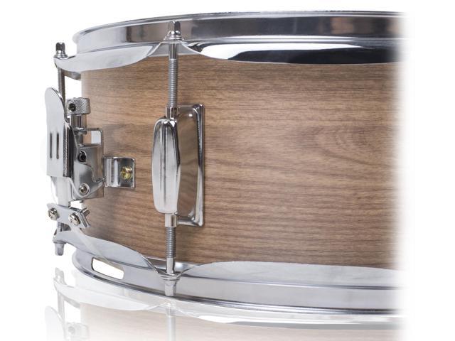 GRIFFIN Snare Drum Kit with Snare Stand, 2 Pairs of Maple Drum Sticks & Drum Key Wood Shell Drum Set, Percussion Musical Instrument Practice...