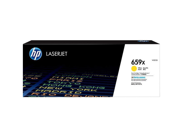 HP 659X W2012X Original Toner Cartridge Yellow
