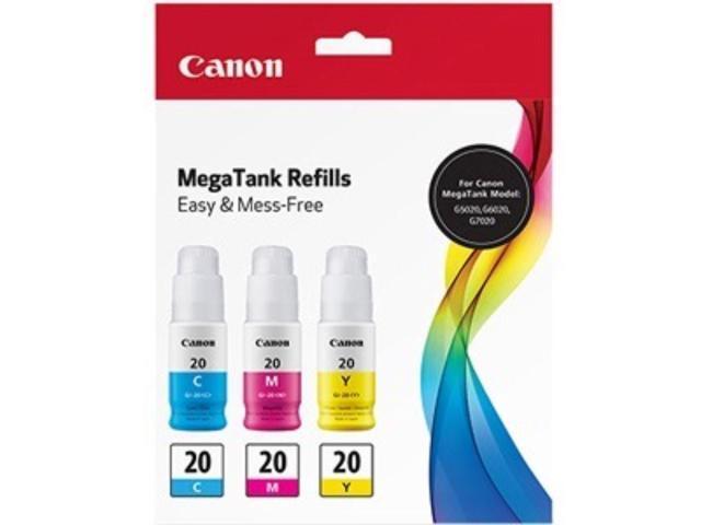 Canon - GI-20 3-Pack Ink Bottles - Cyan/Magenta/Yellow - image 7