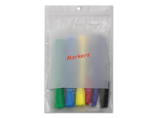C-Line Write-On Poly Bags 2 mil 5' x 8' Clear 1000/Carton 47258