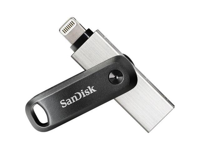 SanDisk - iXpand Flash Drive Go 256GB USB-A 3.0 to Apple Lightning for iPhone & iPad - Black / Silver - image 10