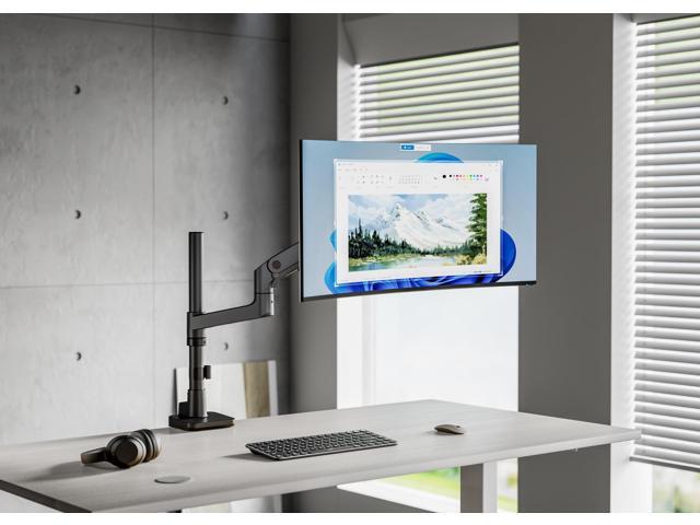 Amer Mounts HYDRA Elite Single Monitor Arm Designed for 49' Display Max 20kg - Clamp and Grommet Base Installation Included - 10 Year Warranty -...