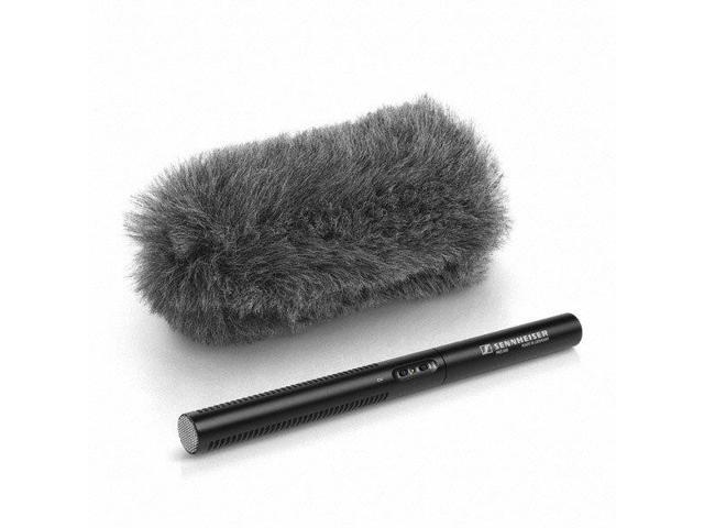 Sennheiser - MKE 600 Camcorder Shotgun Microphone with Carrying Case, Shock Mount, Foam Windscreen - Black - image 5